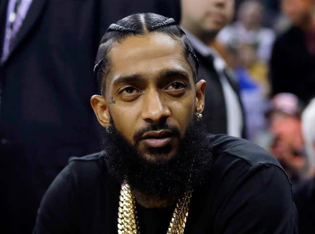 Nipsey Hussle in Oakland, Calif., on March 29, 2018.  