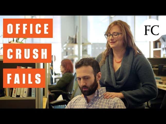 This Is What It Really Looks Like When You Flirt at Work