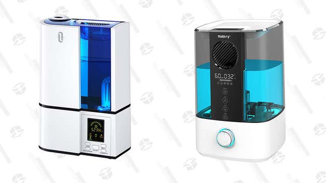 TaoTronics 4L Cool Mist Humidifier WiFi Smart | $40 | Amazon | Clip coupon
Nulaxy 4.5L Cool Mist Top Fill Humidifier | $40 | Amazon