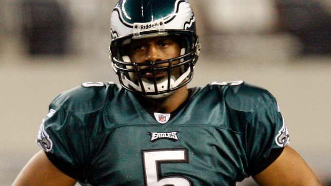 Donovan McNabb in happier, more upright times.