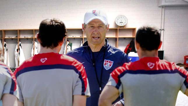Image for article titled Jurgen Klinsmann Ends Moving Pregame Speech With ‘We’re Probably Going To Lose, Though’