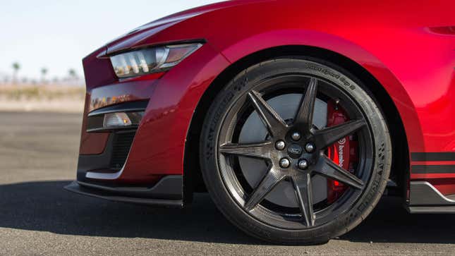 The Most Revolutionary Thing About The Ford Mustang Shelby GT500 May Be The Carbon Fiber Wheels