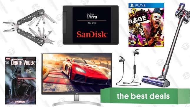 Image for article titled Saturday&#39;s Best Deals: FreeSync Monitors, Dyson V7, Star Wars Comics, and More