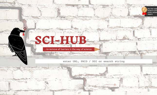 Image for article titled UK Police Warn Against Using Sci-Hub&#39;s 85 Million Documents of Pirated Research