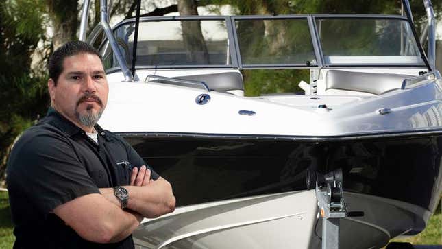 Image for article titled Area Man Now Checks Inside Boat In Driveway Every Morning
