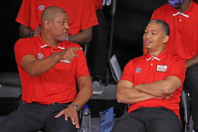 Doc Rivers (76ers) and Ty Lue (Clippers) are two of the only seven Black head coaches in the NBA.