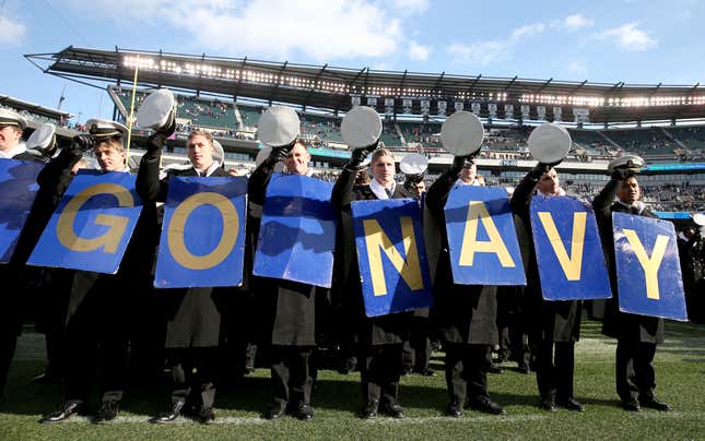 Image for article titled Navy Football Drops &quot;Load The Clip&quot; As Team Motto In Wake Of Insensitivity Claims