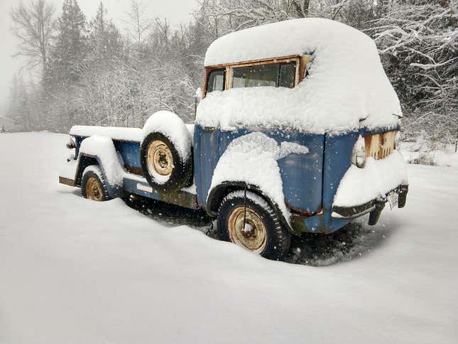 Image for article titled I'm Converting This Rusty 1958 Jeep FC-170 Into An Electric Off-Roader But It's Going To Be Brutal