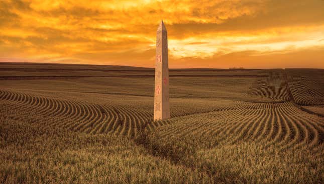 Image for article titled 2020 Race Upended After New Poll Finds Trump, Democrats Trailing Mysterious Rune-Covered Obelisk By 80 Points