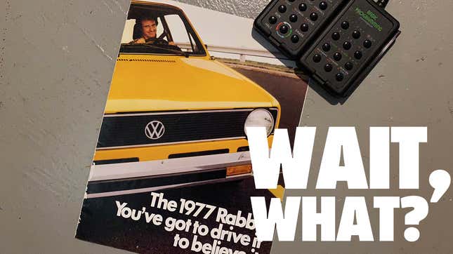 Image for article titled This 1977 Volkswagen Rabbit Brochure Highlights A Feature I Bet Nobody Gives Two Shits About Today