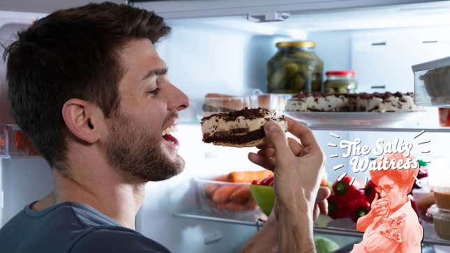 Image for article titled Ask The Salty Waitress: A party guest is helping himself to my fridge