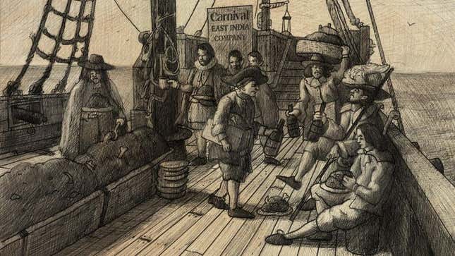 According to historical documents, those aboard the H.M.S. &#39;Sunshine&#39; enjoyed regular entertainment options, such as pillorying blasphemers and nightly funerals.
