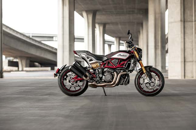Image for article titled Indian Is Serious About Making Its Ridiculously Fun FTR1200 Even Better