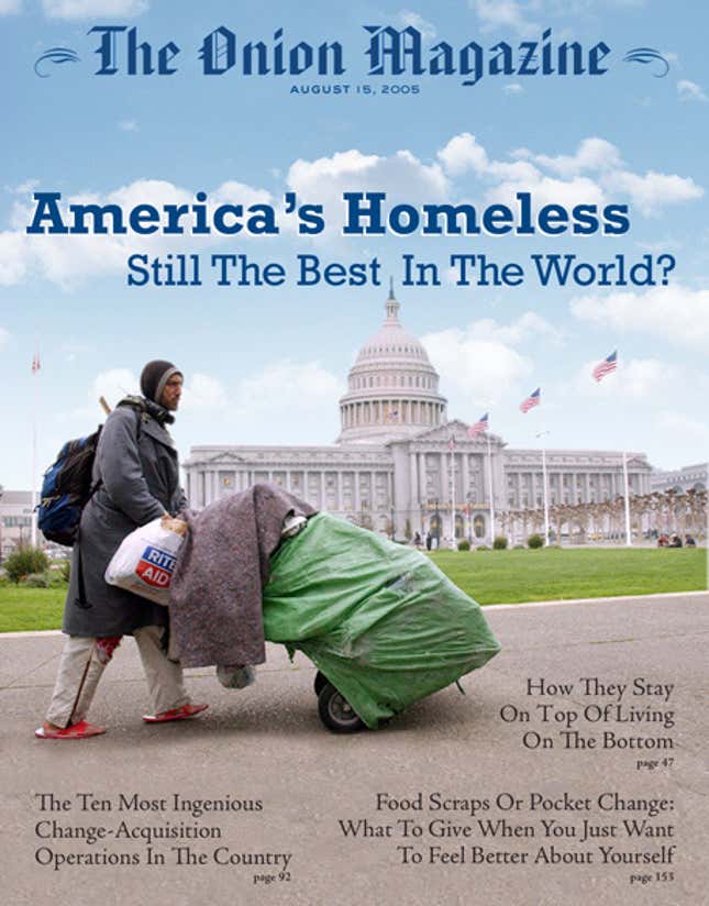 Image for article titled America&#39;s Homeless: Still The Best In The World?