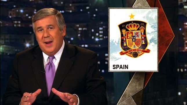 Image for article titled Frustrated Bob Ley Tasked With Explaining Concept Of Europe To ESPN Viewers