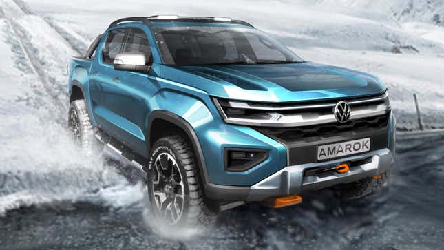 Image for article titled Ford Will Help Volkswagen Give The 2022 Amarok A Raptor Redesign