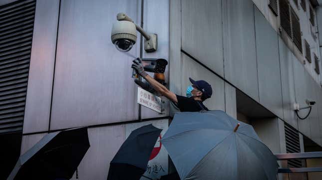 Image for article titled How Hong Kong’s Protestors Are Hindering (and Hijacking) the Tools of Surveillance