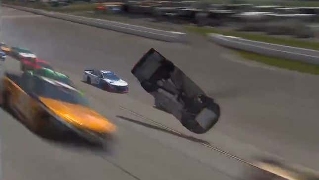 SEE IT! NASCAR's Joey Logano does big flip at Talladega