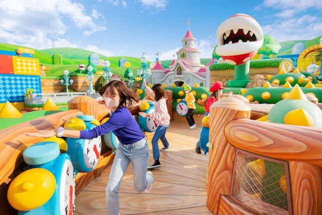 Imagen para el artículo titulado Super Nintendo World finalmente abrió sus puertas en Japón