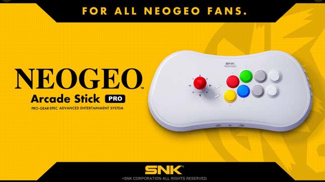 Image for article titled That&#39;s A Nice-Looking Arcade Stick, SNK