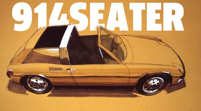 Image for article titled The Porsche 914 Could Have Been A Tiny Midengine Wagon