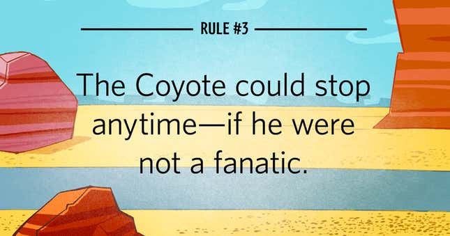 Image for article titled How Wile E. Coyote Explains The World