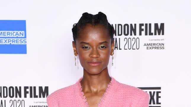 Letitia Wright attends the BFI London Film Festival premiere of Mangrove on October 7, 2020.