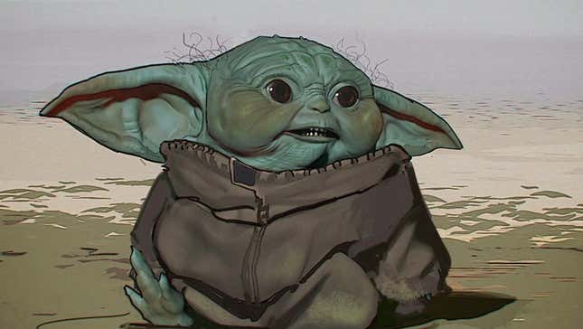Demos las gracias de que Baby Yoda no tuvo este aspecto.