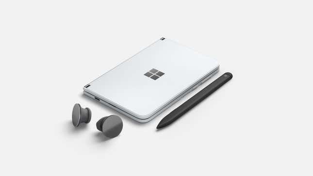 Imagen para el artículo titulado Microsoft anuncia el precio y las especificaciones del Surface Duo, su primer teléfono con Android