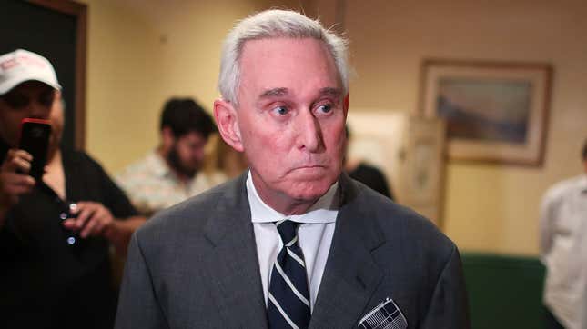 Trump Bestie Roger Stone Called a Black Radio Host a Racist Slur Live on Air