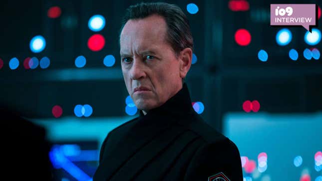 Richard E. Grant plays Allegiant General Pryde in Star Wars: The Rise of Skywalker.