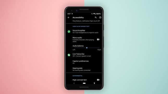 Image for article titled The Best New Accessibility Features in Android 10