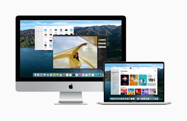 El nuevo diseño de macOS Big Sur basado en iOS y iPadOS