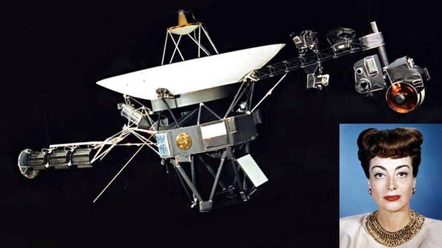 Image for article titled NASA: Voyager-1 Has Officially Carried Remains Of Joan Crawford Outside Solar System