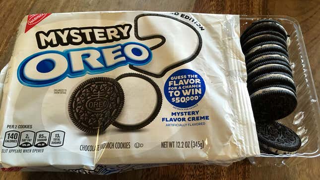 Image for article titled The Mystery Oreo flavor has been revealed, and we’re not too proud to admit we were wrong [Updated]