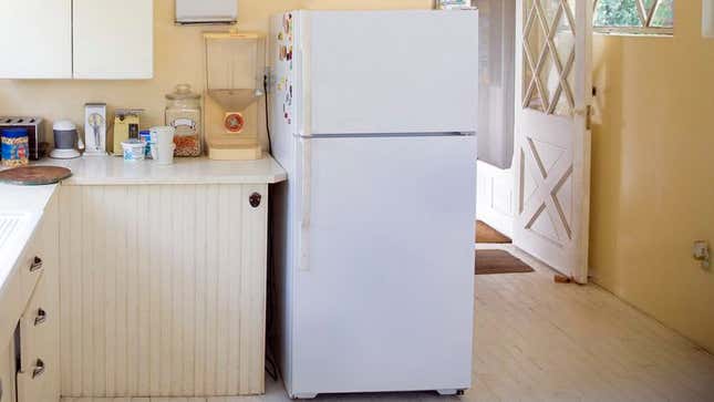 Image for article titled Old Refrigerator Unable To Control When It Releases Water Anymore
