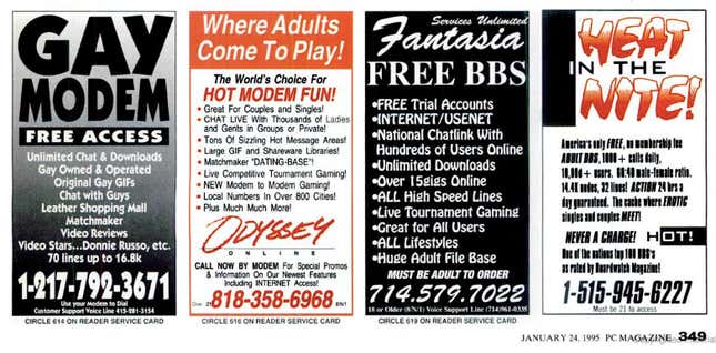 Image for article titled How '90s Cybersex Pioneers Looked for Action and Found Community