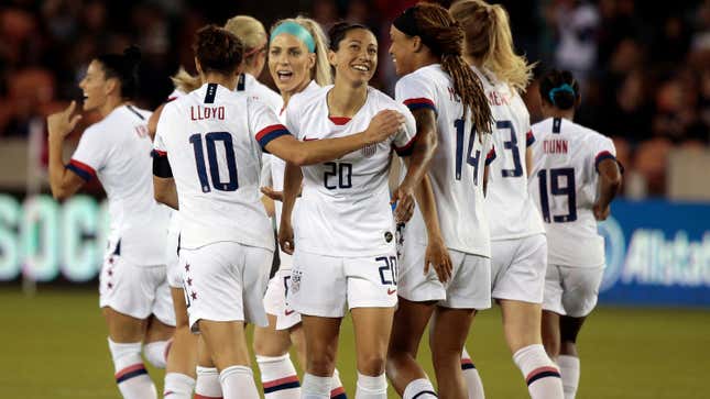 There is cause to celebrate for the USWNT.