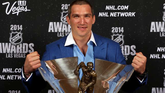 The NHL should rename the Rocket Richard trophy after Alex Ovechkin. Image: Getty