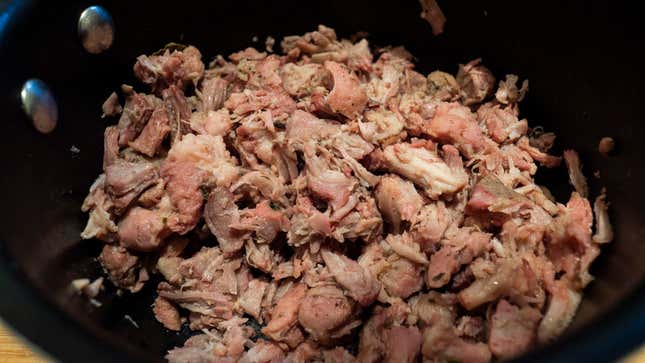 Pulled pork prepared by the Nano
