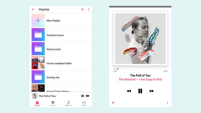 Apple Music works fine on Android, at least.