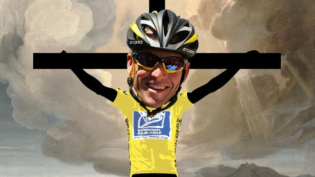 Image for article titled The Eternal Martyrdom Of Lance Armstrong
