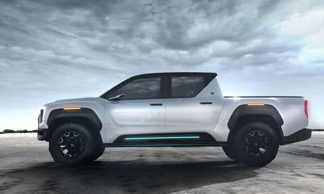 Imagen para el artículo titulado Esta nueva pick-up eléctrica de hidrógeno tiene una autonomía de hasta 1.000 kilómetros por carga
