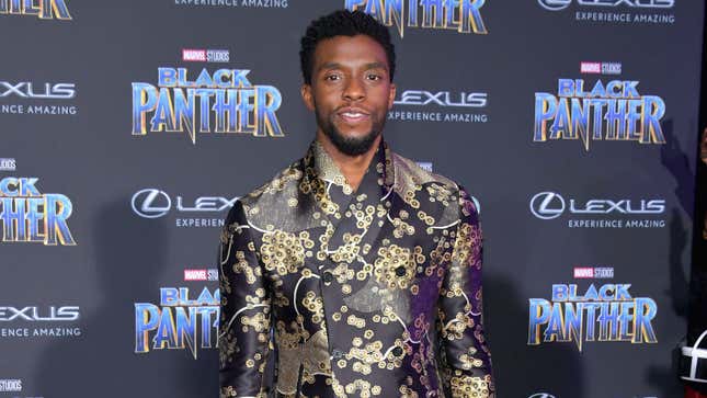  Chadwick Boseman attends the premiere of Disney and Marvel’s “Black Panther” at Dolby Theatre on January 29, 2018 in Hollywood, California. 