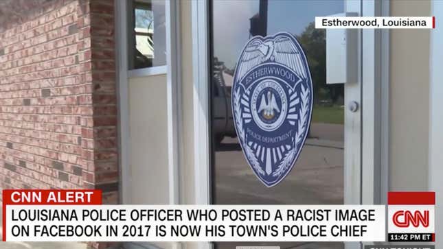 Image for article titled Louisiana Town Swears in Police Chief Who Really Likes Racism