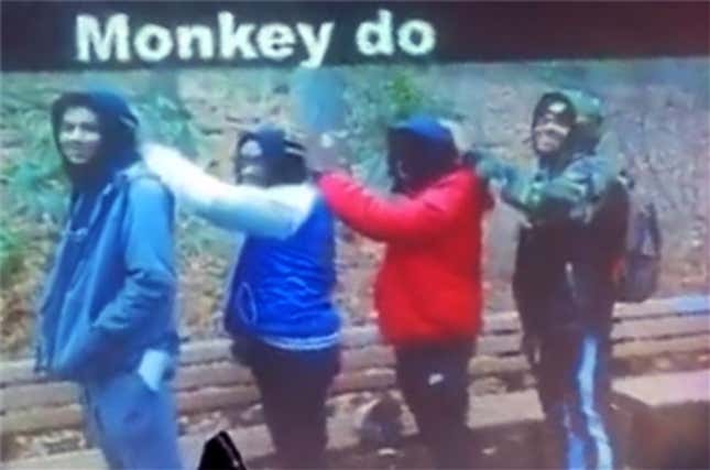 Image for article titled New York Teacher Compares Black Students to Monkeys in Photo