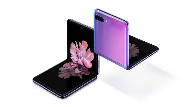 Imagen para el artículo titulado El nuevo Samsung Galaxy Z Flip de pantalla de cristal plegable ya está aquí, y cuesta 1.380 dólares