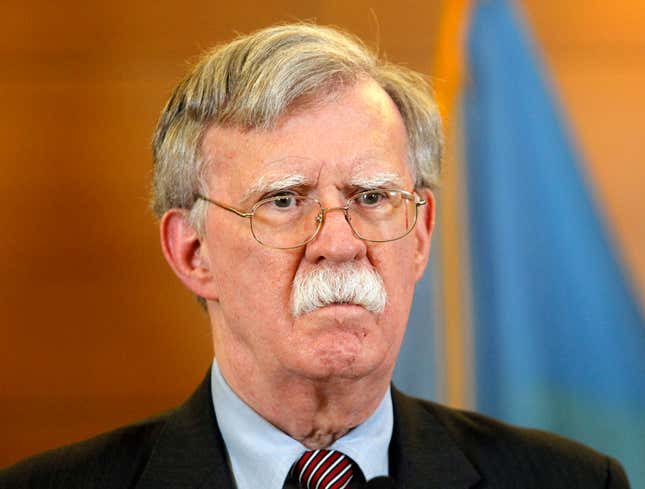 Image for article titled Bolton Pledges To Donate All Proceeds From Book Towards Killing Iranians