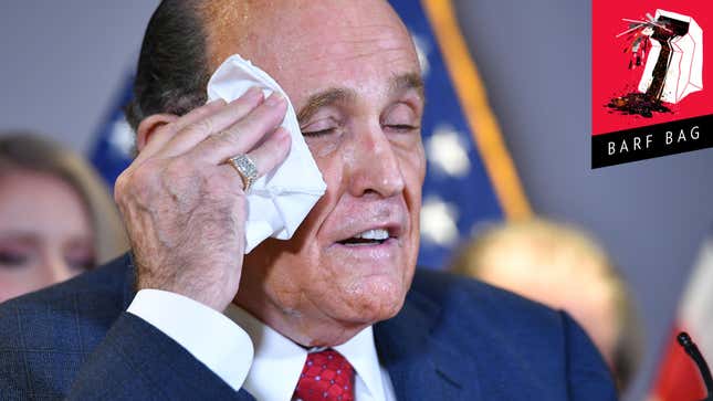 Image for article titled The Universe Is Thirsty to Give Rudy Giuliani Coronavirus