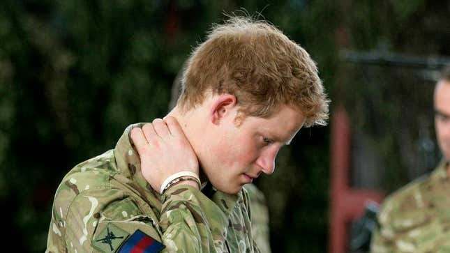 Image for article titled Prince Harry Humiliates Royal Family Yet Again As Base Invaded By Afghan Insurgents
